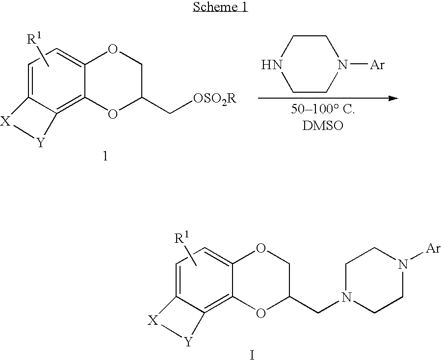 Antidepressant arylpiperazine derivatives of hetrocycle-fused benzodioxans