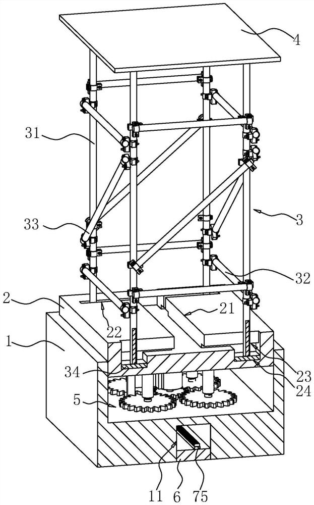 Cast-in-place bridge formwork support system device and bridge cast-in-place rapid construction method