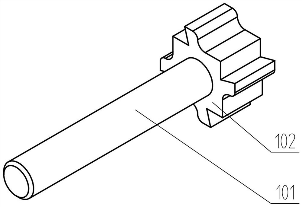 Tooth-inlaid special high-speed rubber tapping tool with two sections of edges and design method