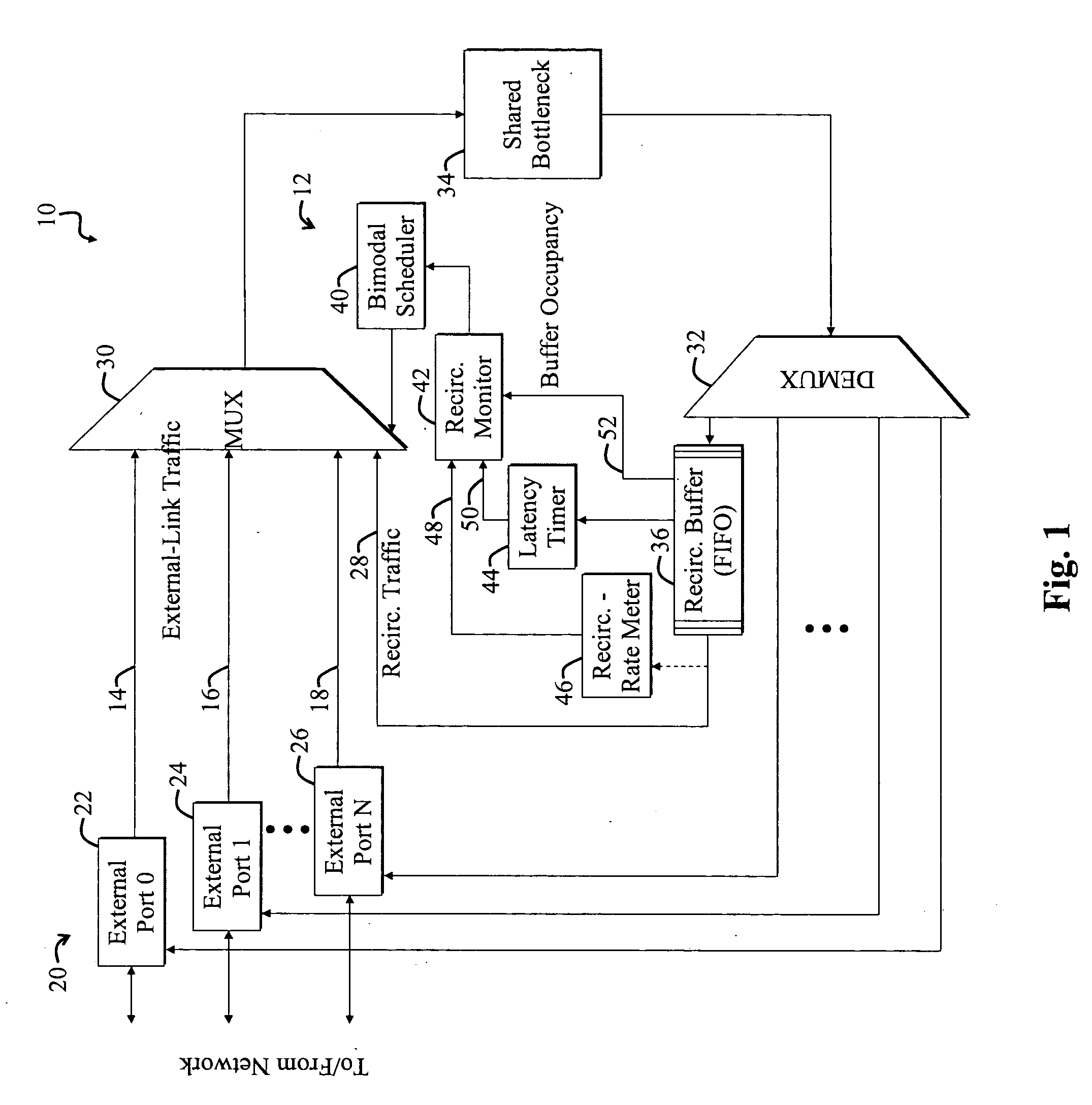System and method for managing bandwidth