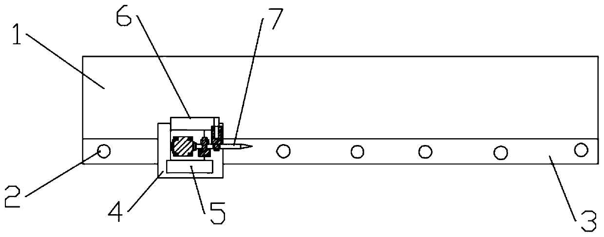 Drilling device for segmental beam