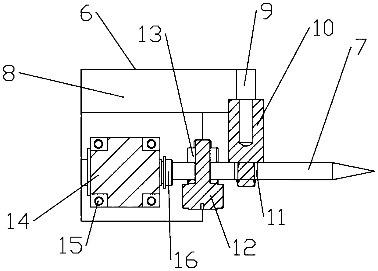 Drilling device for segmental beam