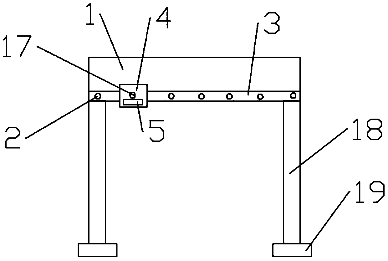 Drilling device for segmental beam