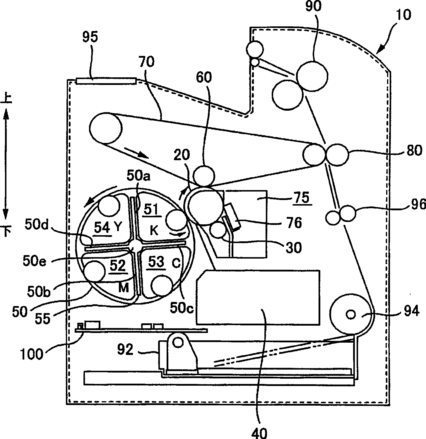 Developing device, toner particle carrying roller, image forming apparatus, image forming system, and method of manufacturing toner particle carrying roller