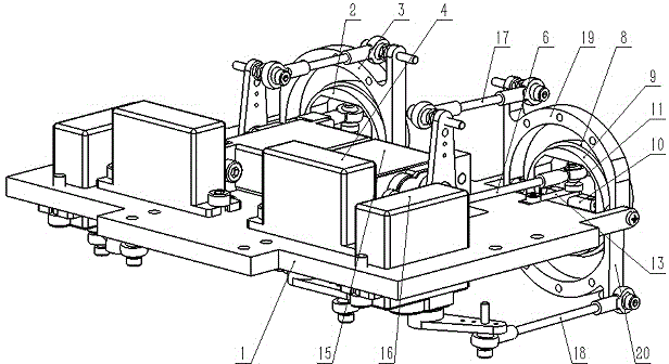 Spatial RSSR mechanism based biomimetic eye movement mechanism