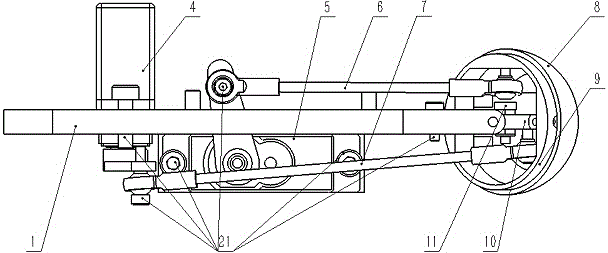 Spatial RSSR mechanism based biomimetic eye movement mechanism