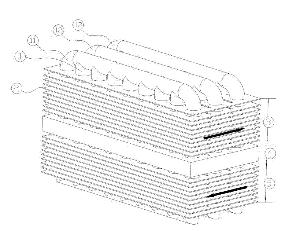 Clustered type heat pipe heat exchanger