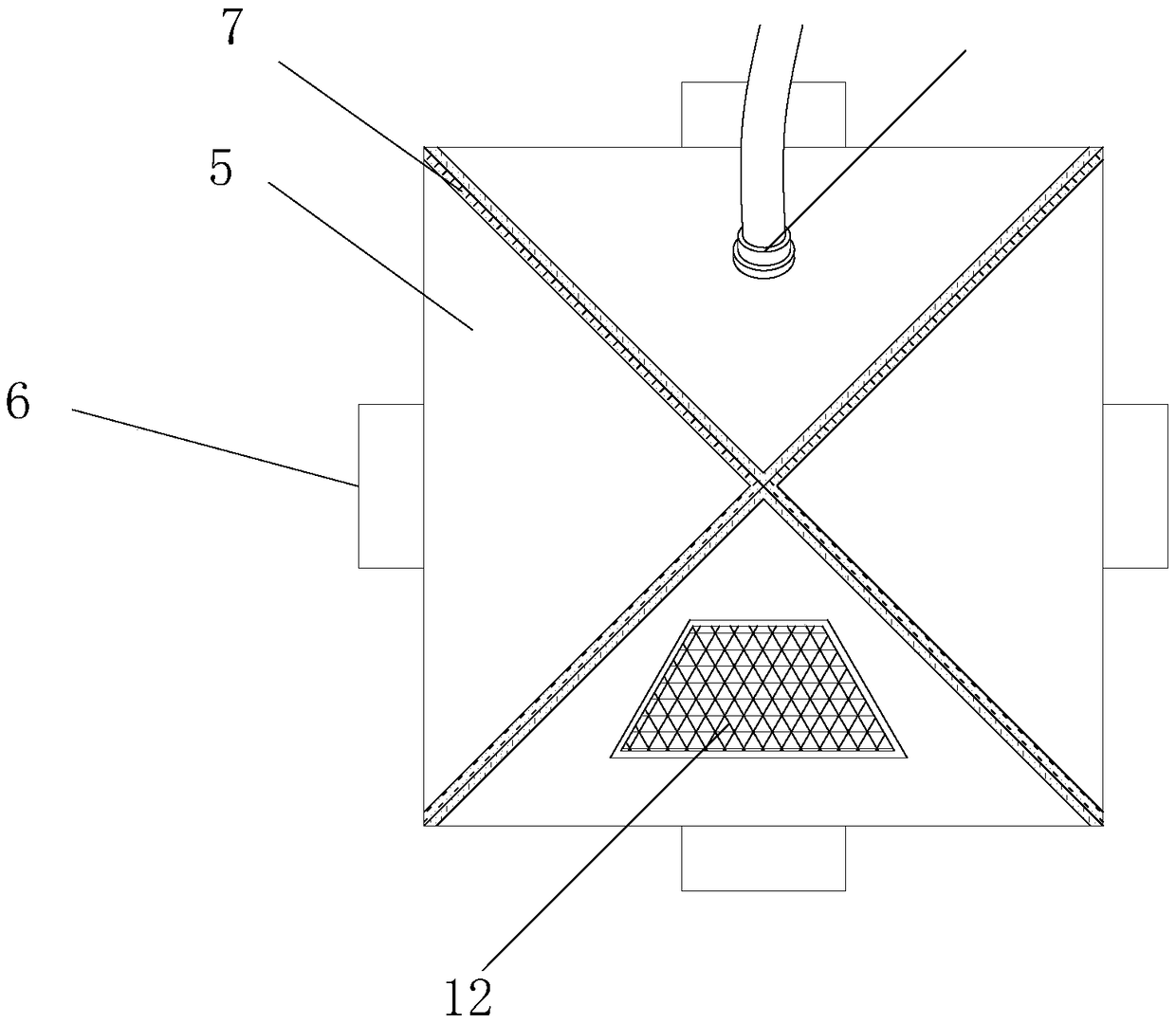 Image identification module of robot in dust environment