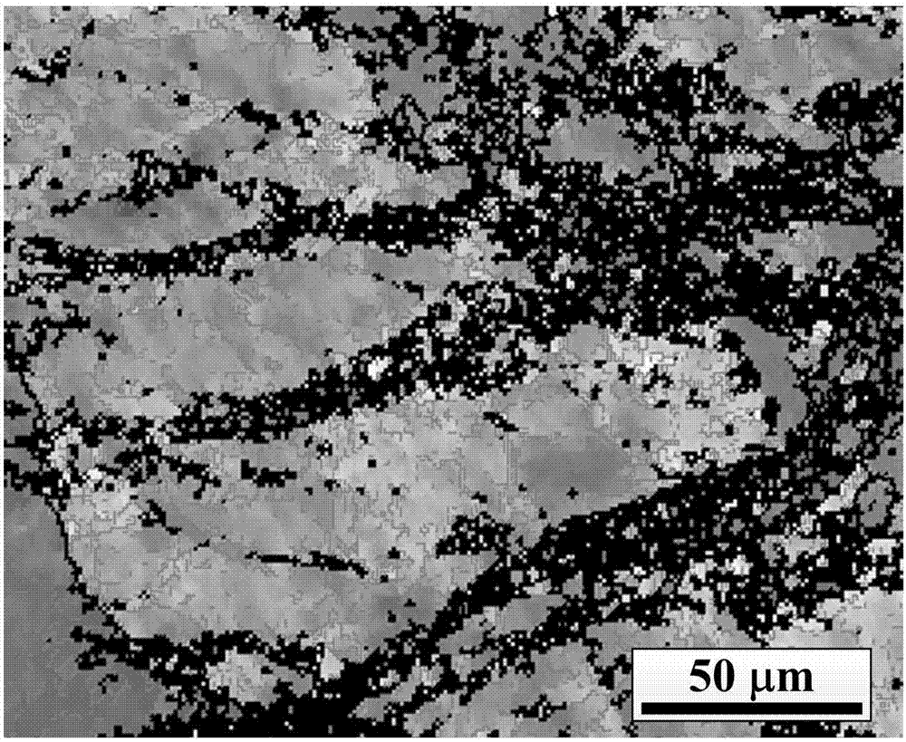 Method for preparing high strength and high plasticity aluminum-magnesium alloy of mixcrystal structure