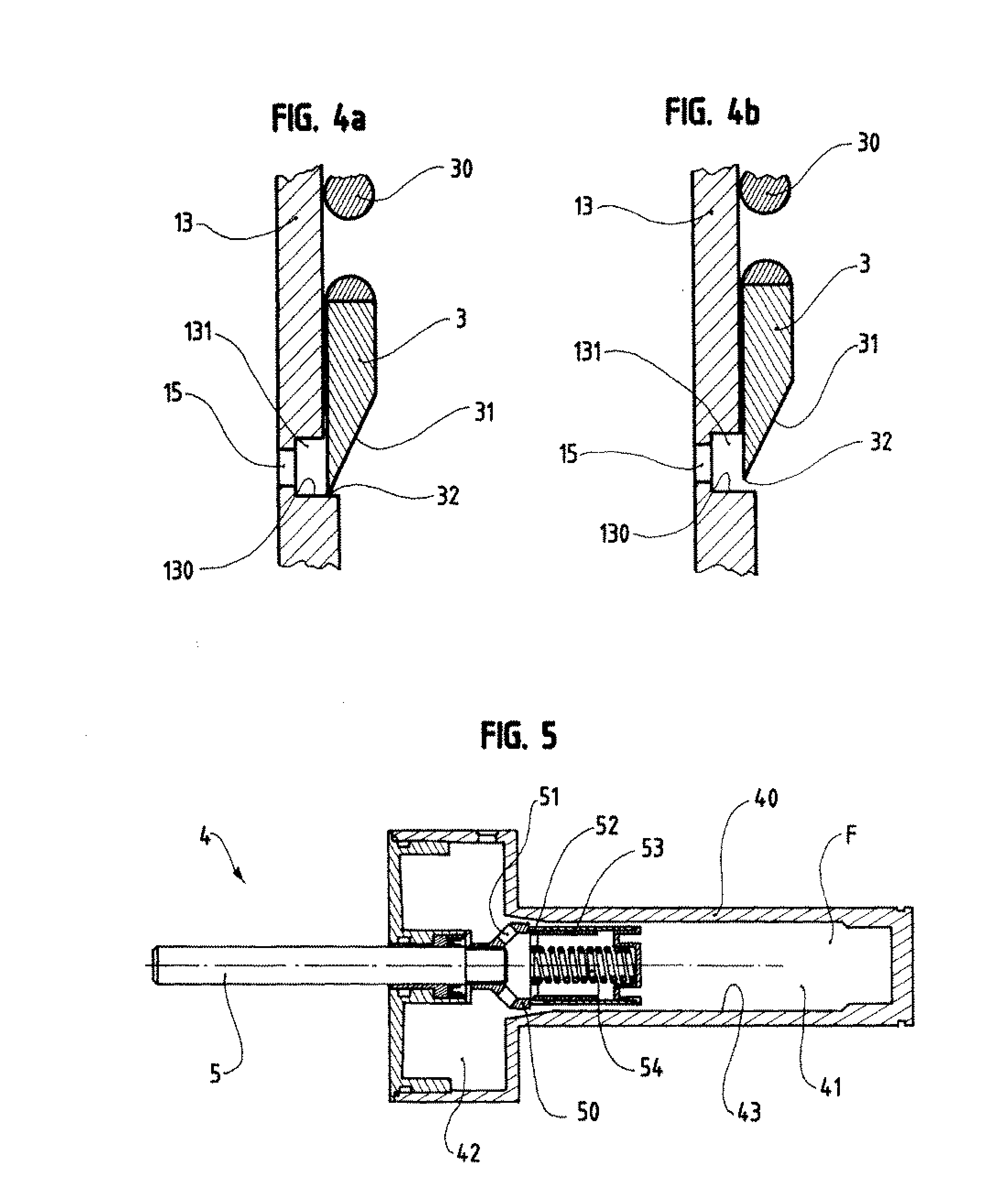 Damping Device with Power-Assisted Deceleration and Use Thereof for the Damping of the Retractable Steering Column of a Motor Vehicle