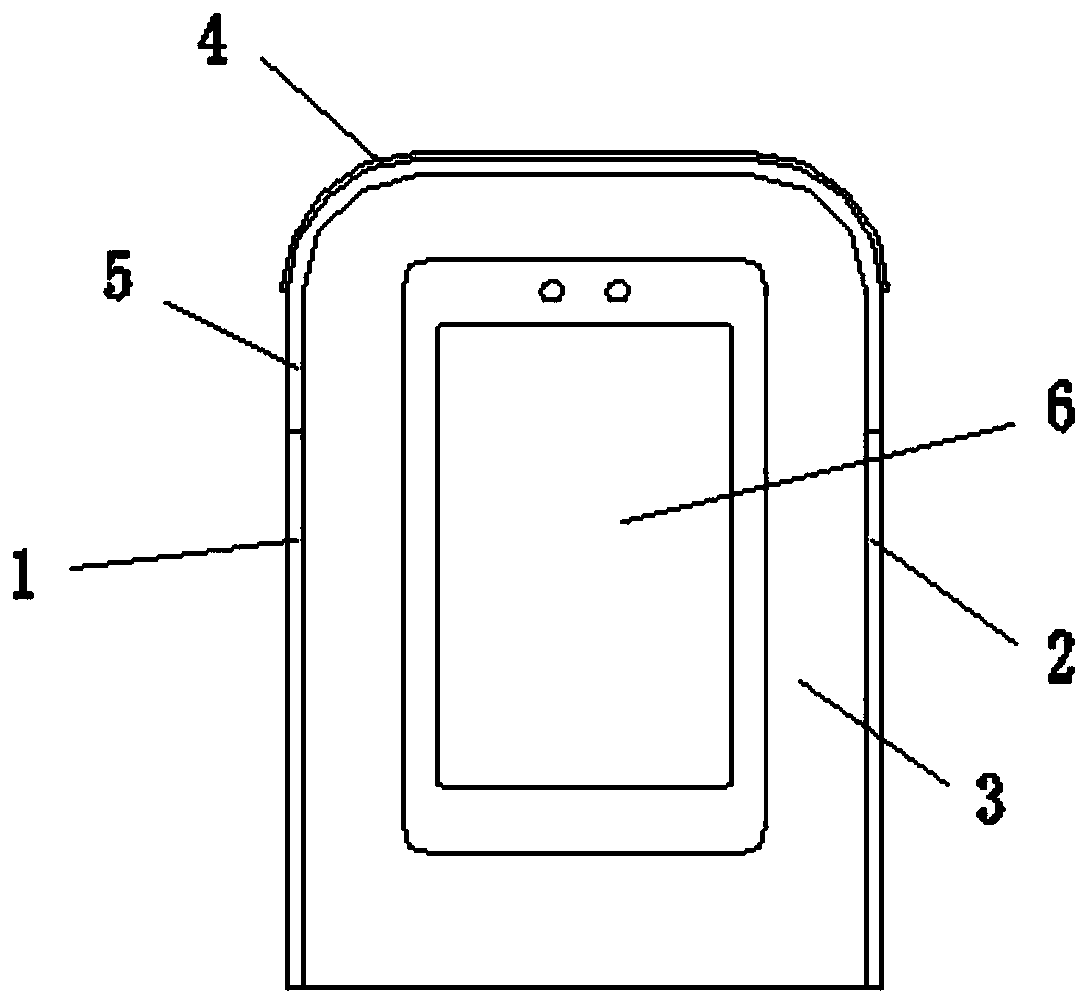 Solar sun shade used for access control machine