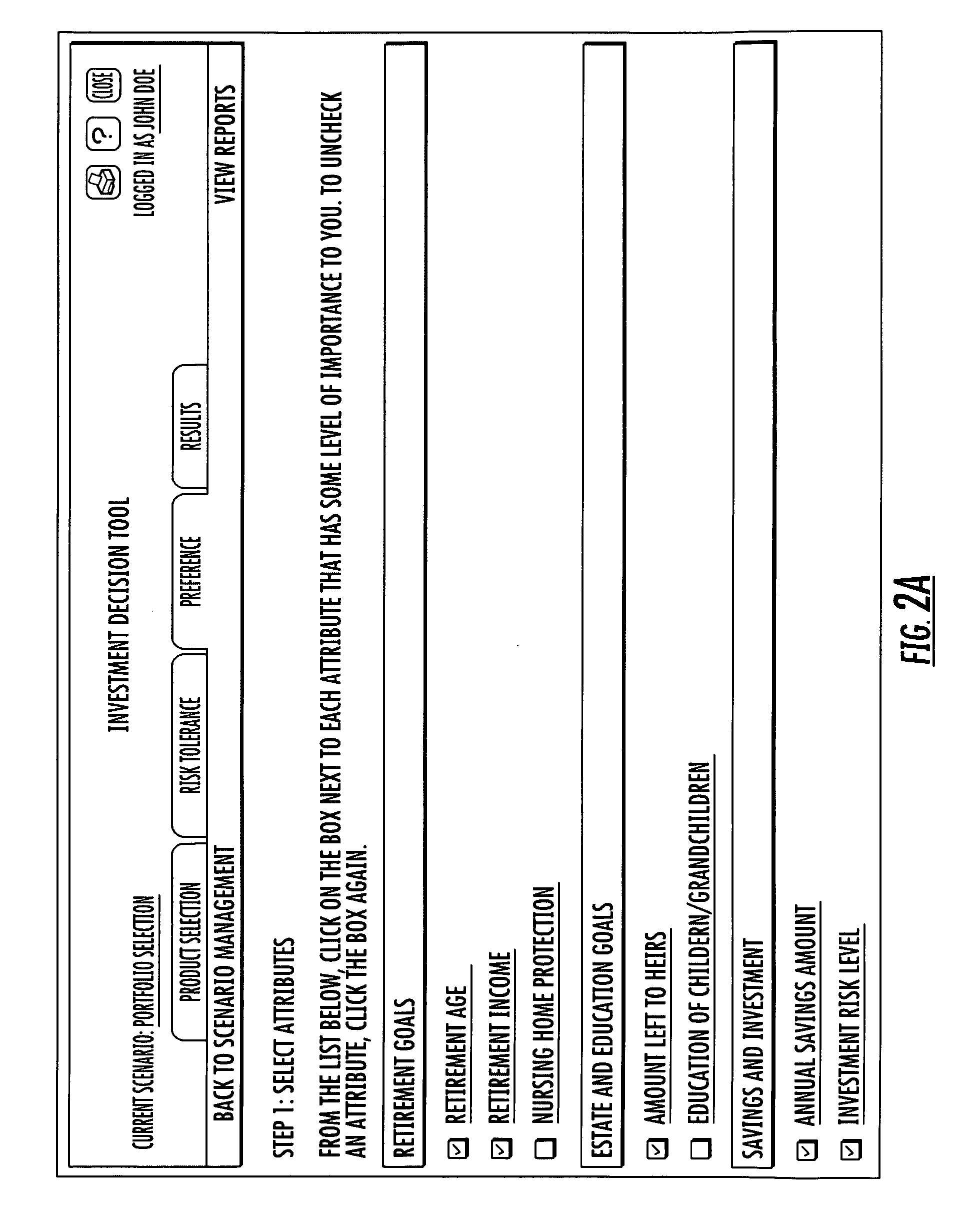 Method and system for using risk tolerance and life goal preferences and rankings to enhance financial projections