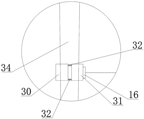 A device for measuring root system length of crops based on biological characteristics simulation