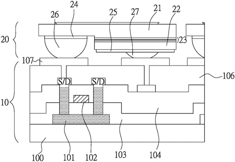 Micro luminous display device and manufacturing method thereof