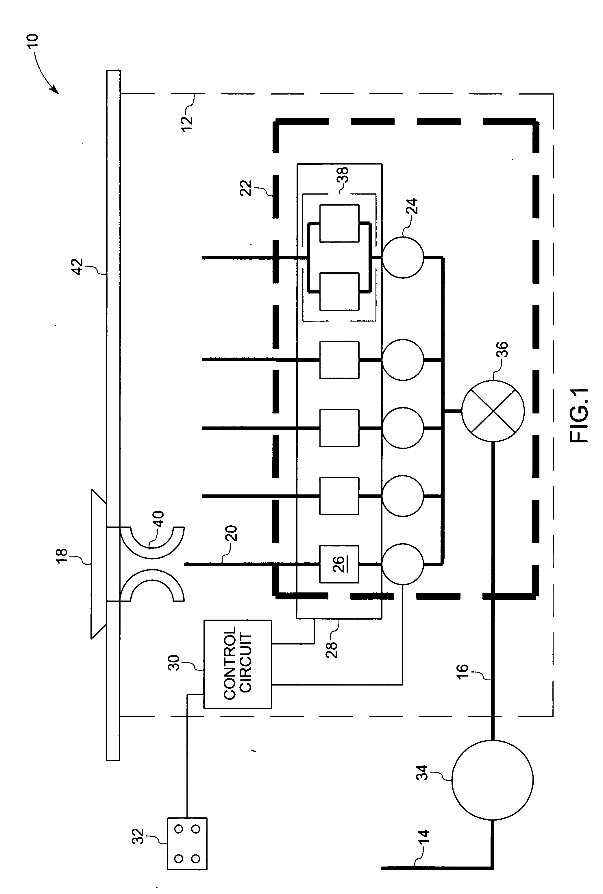 Control valve assembly for controlling gas flow in gas combustion systems