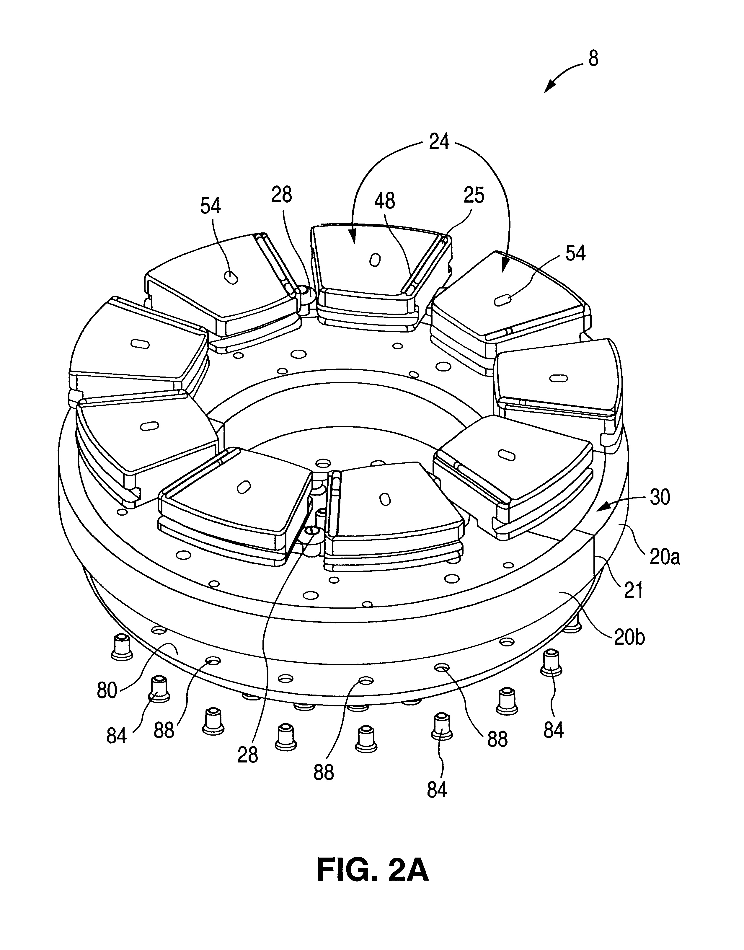 Thrust bearing and method for equalizing load