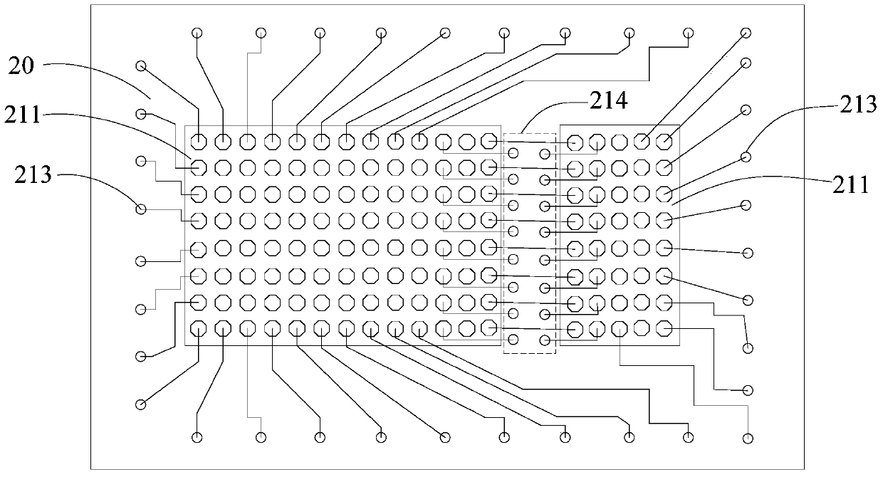 A chip stack package structure and electronic equipment