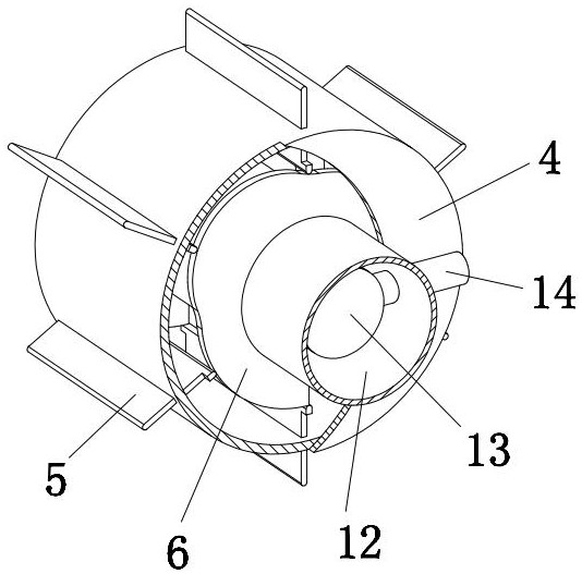 Energy-saving and high-efficiency wet garbage drying device