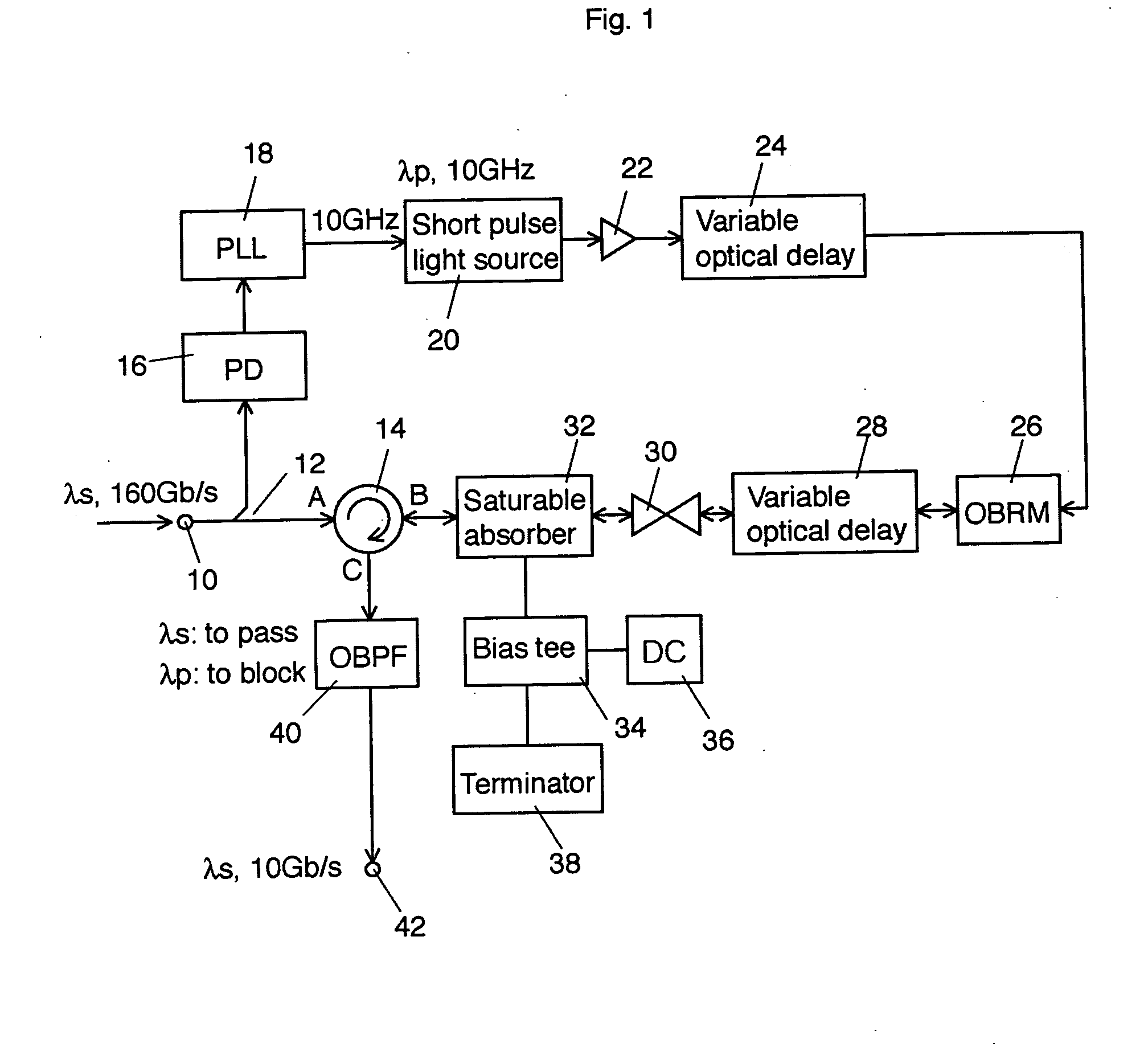 Optical pulse demultiplexer and method thereof