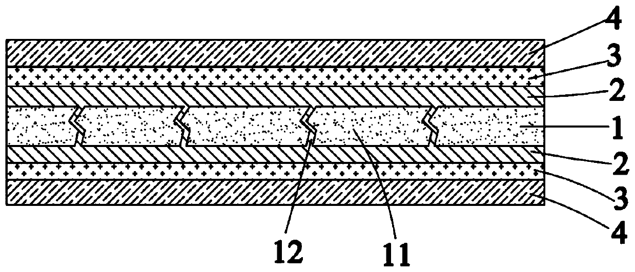 Heat-dissipating magnetic conductive sheet for wireless char and preparation method thereof