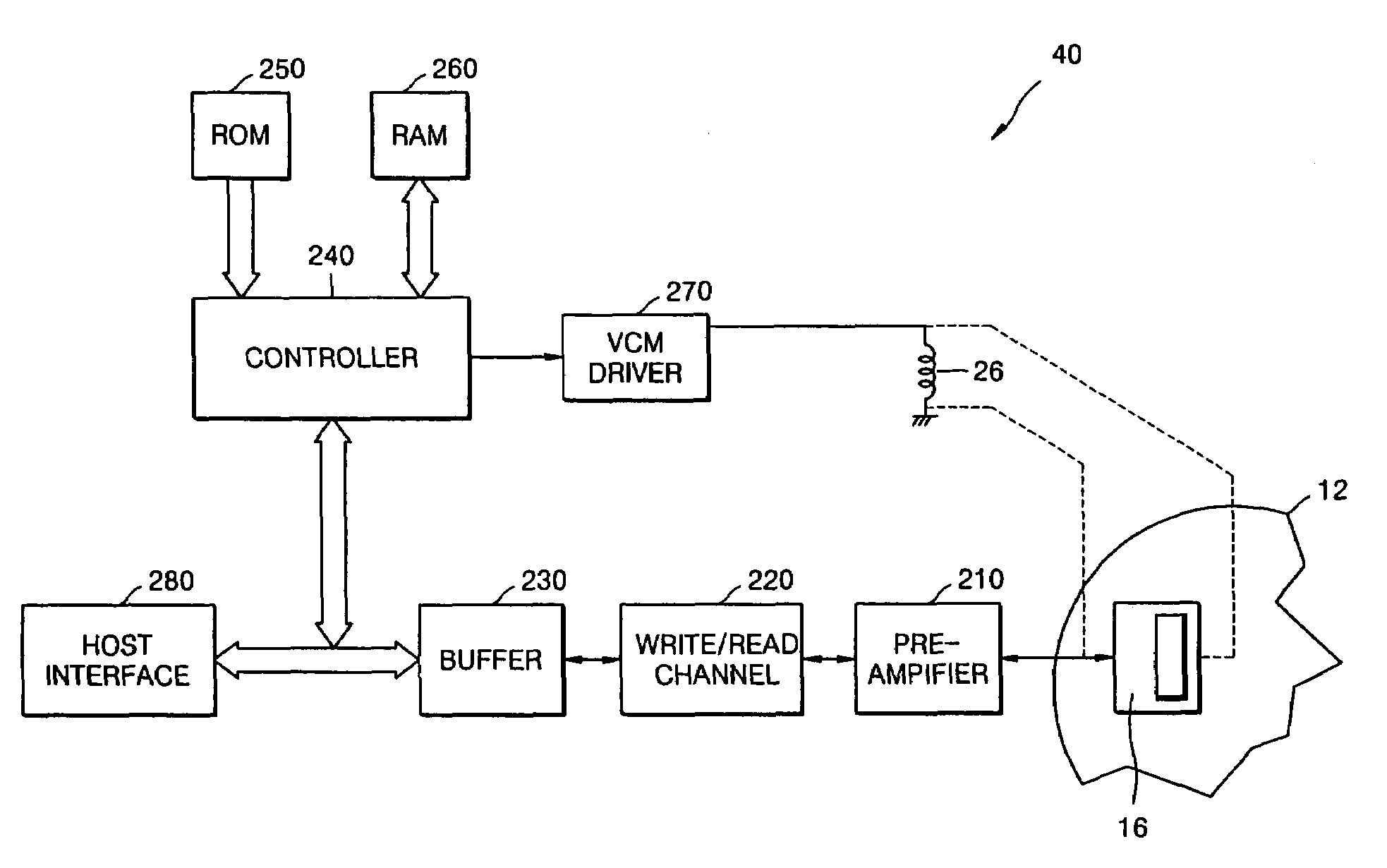 Method of varying recording density of data storage medium and disk drive using the method