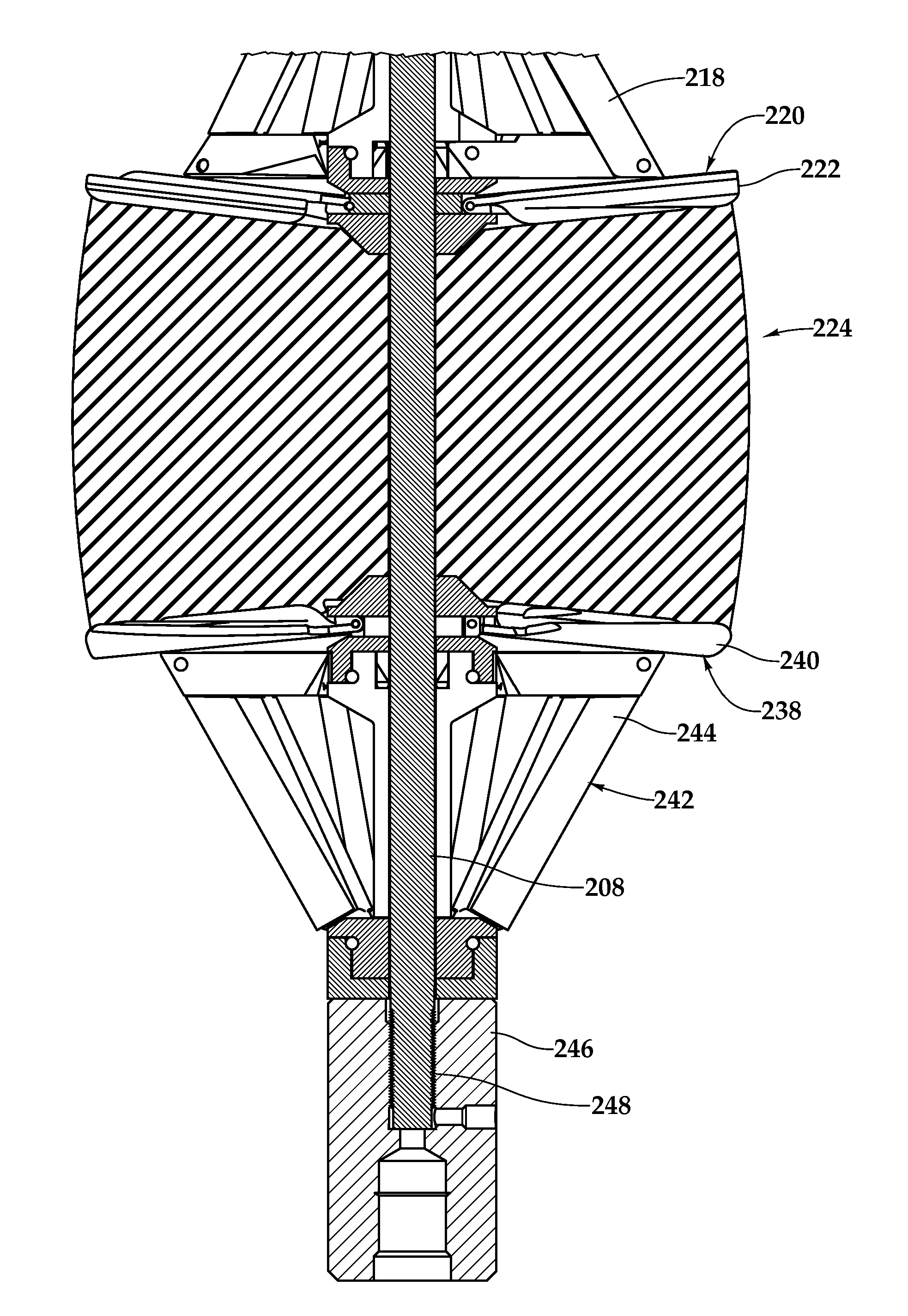 Compression Assembly and Method for Actuating Downhole Packing Elements