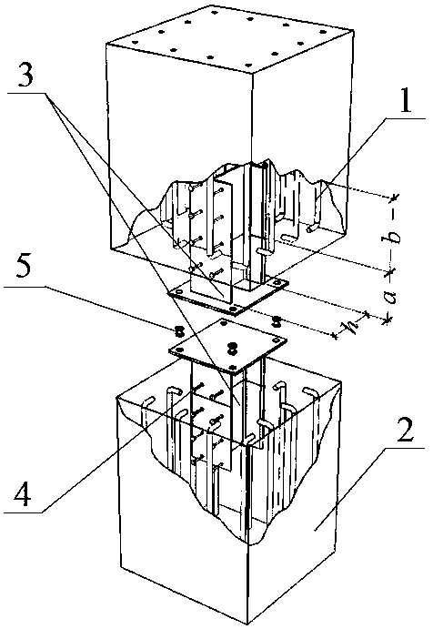Prefabricated concrete column and column assembly connection node fabrication and installation method