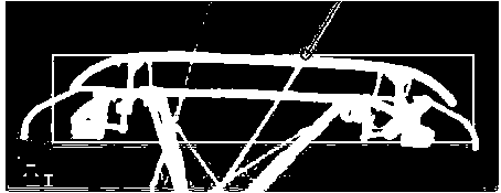 Contact line geometric parameter measuring and calibrating method applicable to high-speed motor car