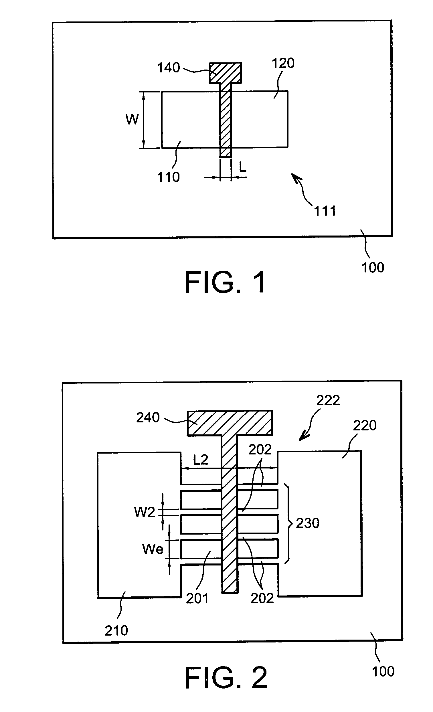 Field-effect microelectronic device, capable of forming one or several transistor channels