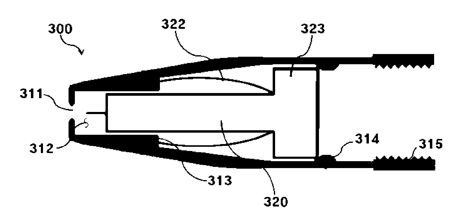 One body lancet and no pain type blood collecting device