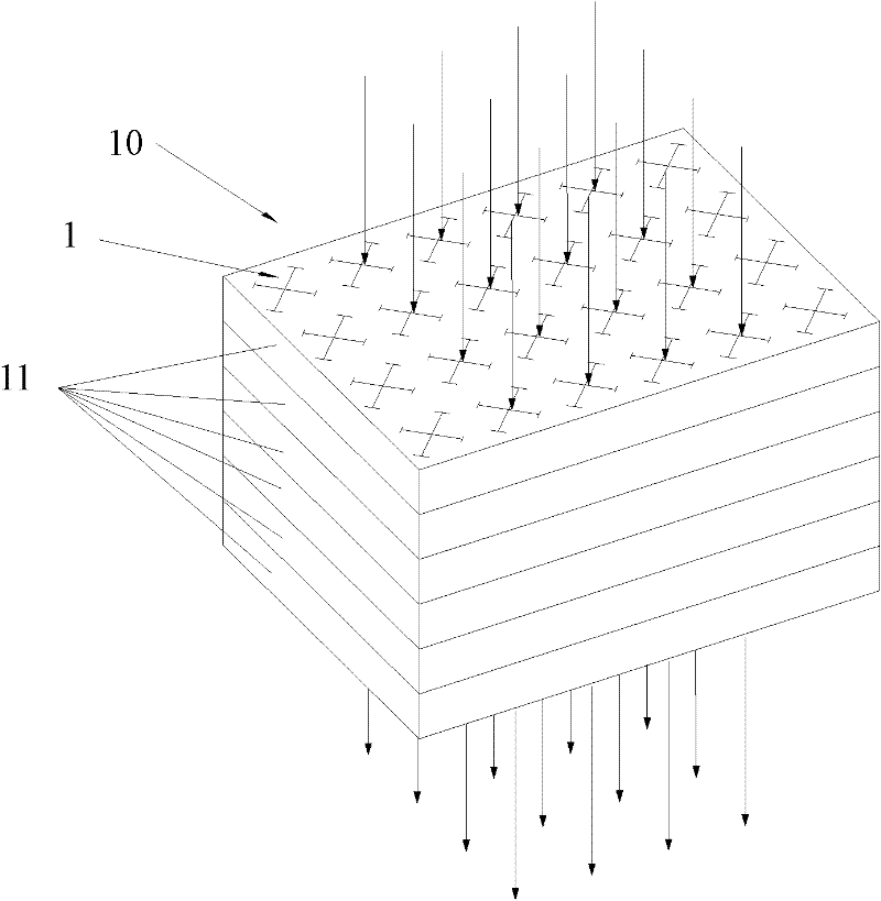 Metamaterial polarization transformer