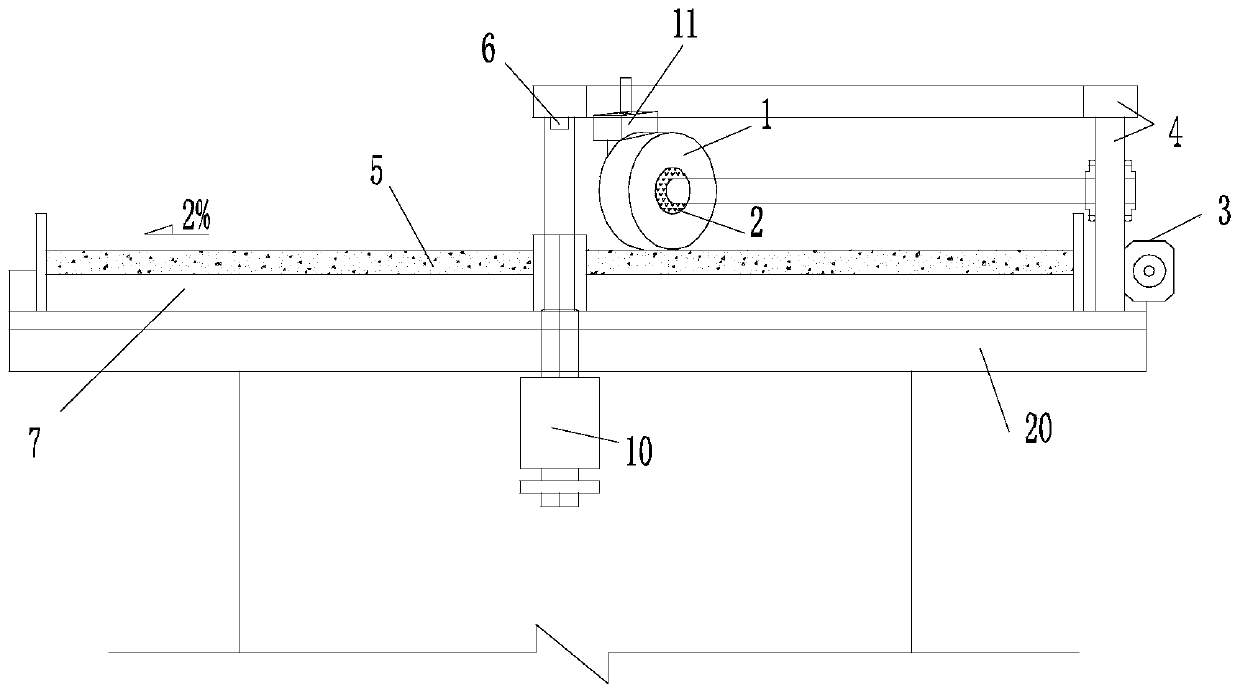 Testing system for scattering peeling resistance of large-aperture water discharging asphalt pavement and method thereof