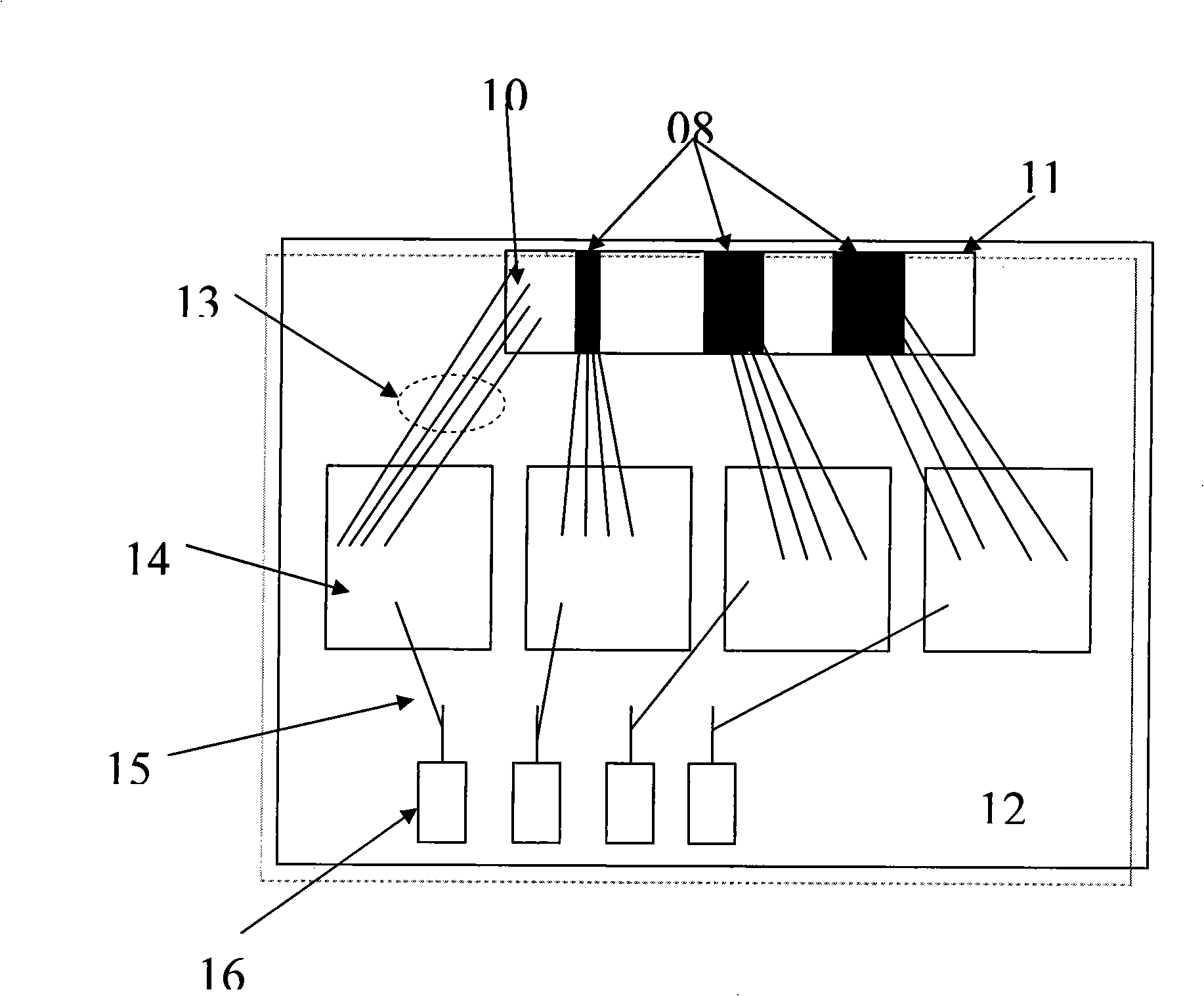 Single-face metallic waveguide Terahertz quantum cascaded laser and production method thereof