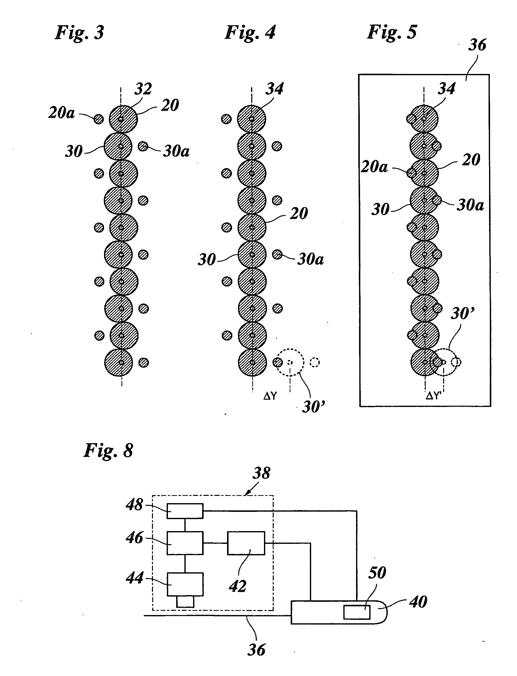 Method for aligning droplets expelled from an ink jet printer