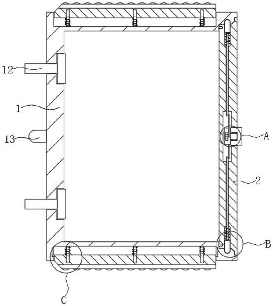 Wall electrical box plugging device for electrical engineering