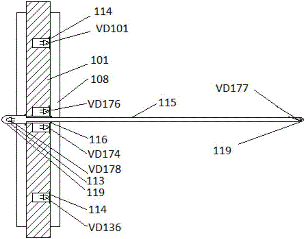 Vehicle-mounted solar battery ring-type sunlight tracking drive system