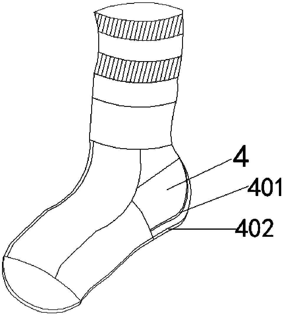 Long-distance running compression socks