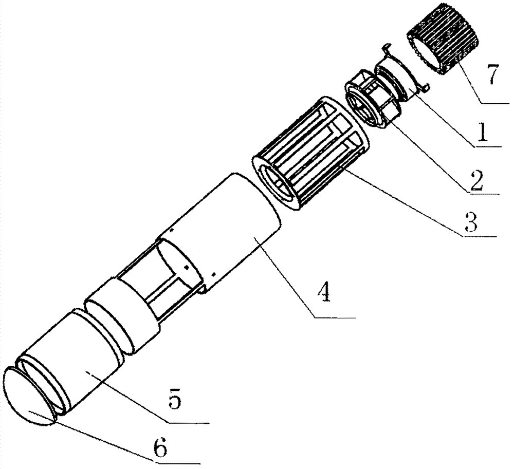 Pipeline type fresh air ventilator with variable diameter shell and reducing method of pipeline type fresh air ventilator