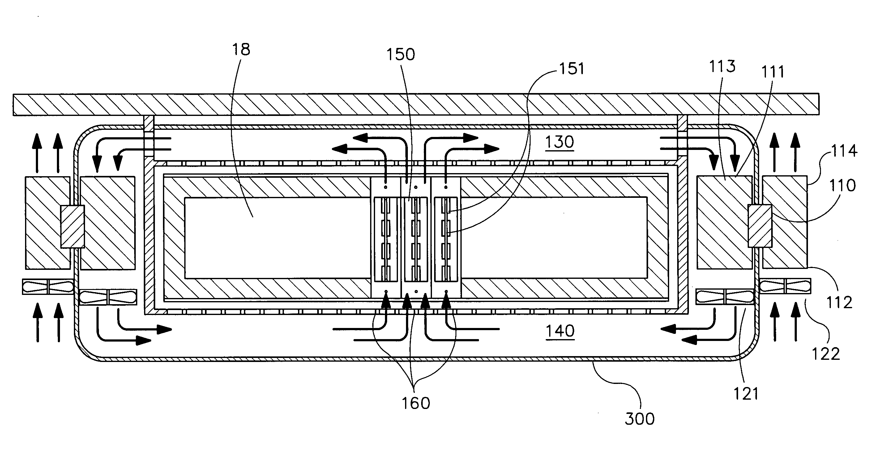 Method and apparatus for thermal management of CT electronics