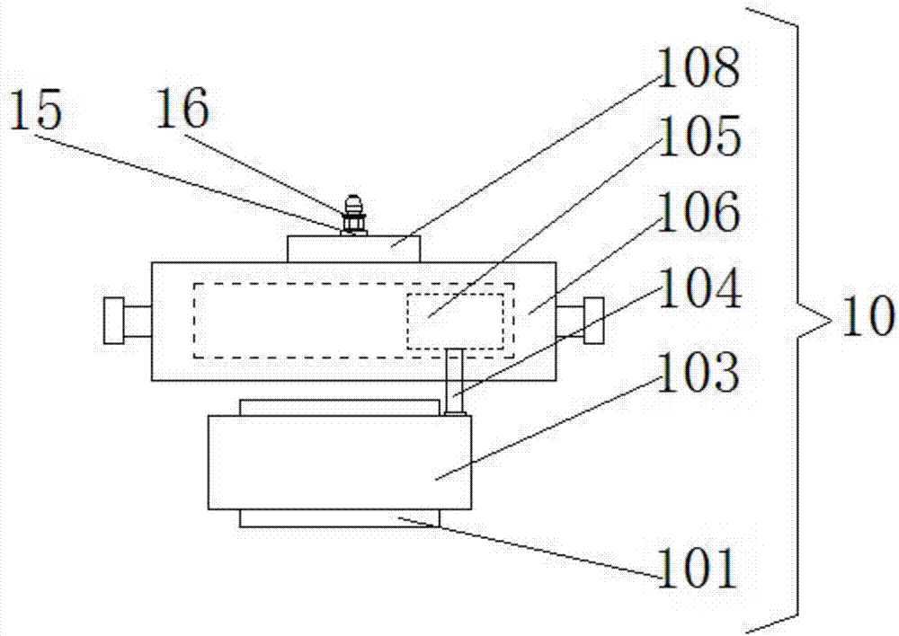 Efficient heat dissipation device for computer mainframe structure