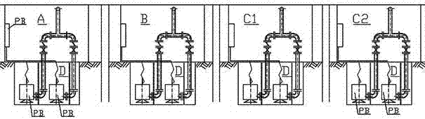 Backflow-prevention and smell-resistance hydraulic self-control valve device and application method