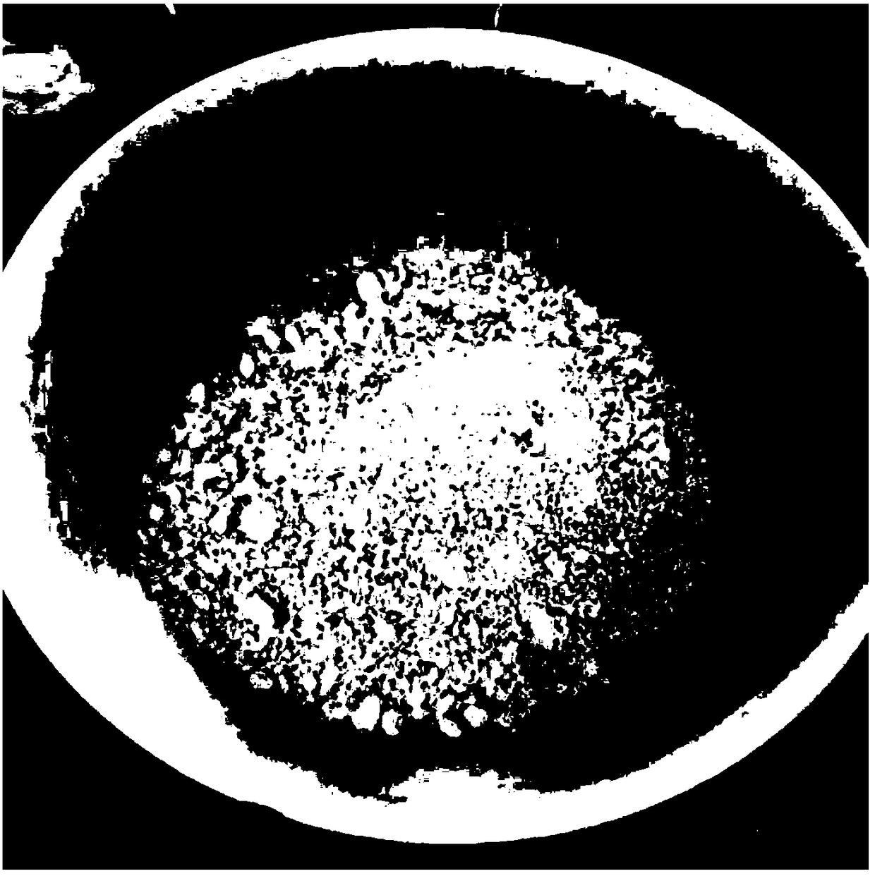 Coarse-fine-particle mixed soil and preparation method thereof