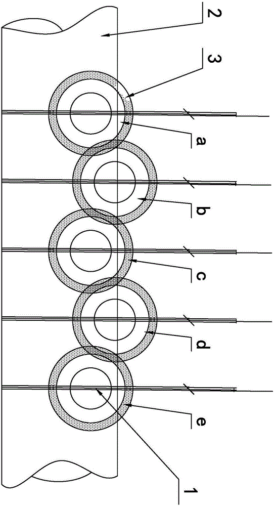 Pretreatment method for anchor cable group penetrating through shield driving fracture surface