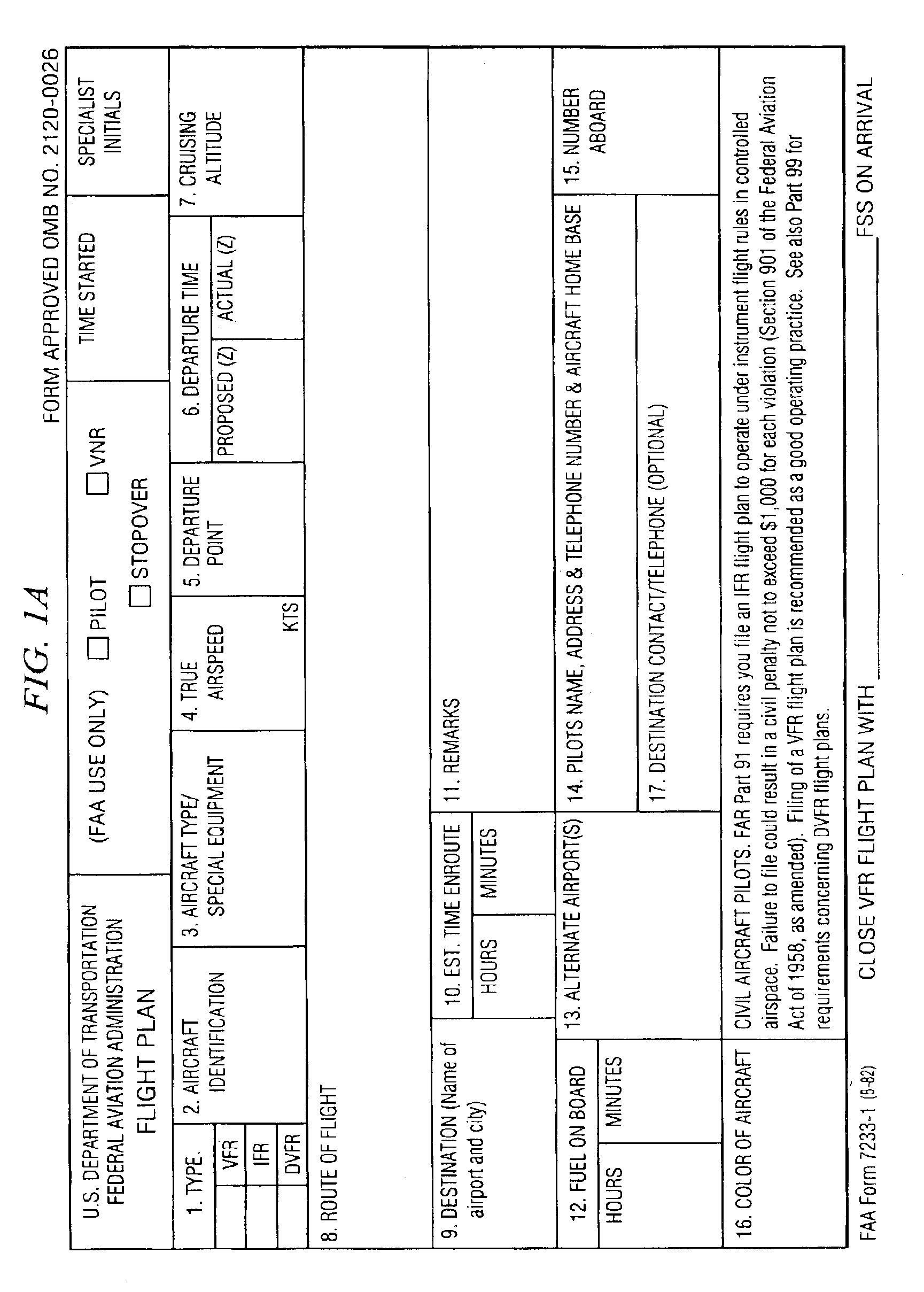 System and method for proxy filing and closing of flight plans