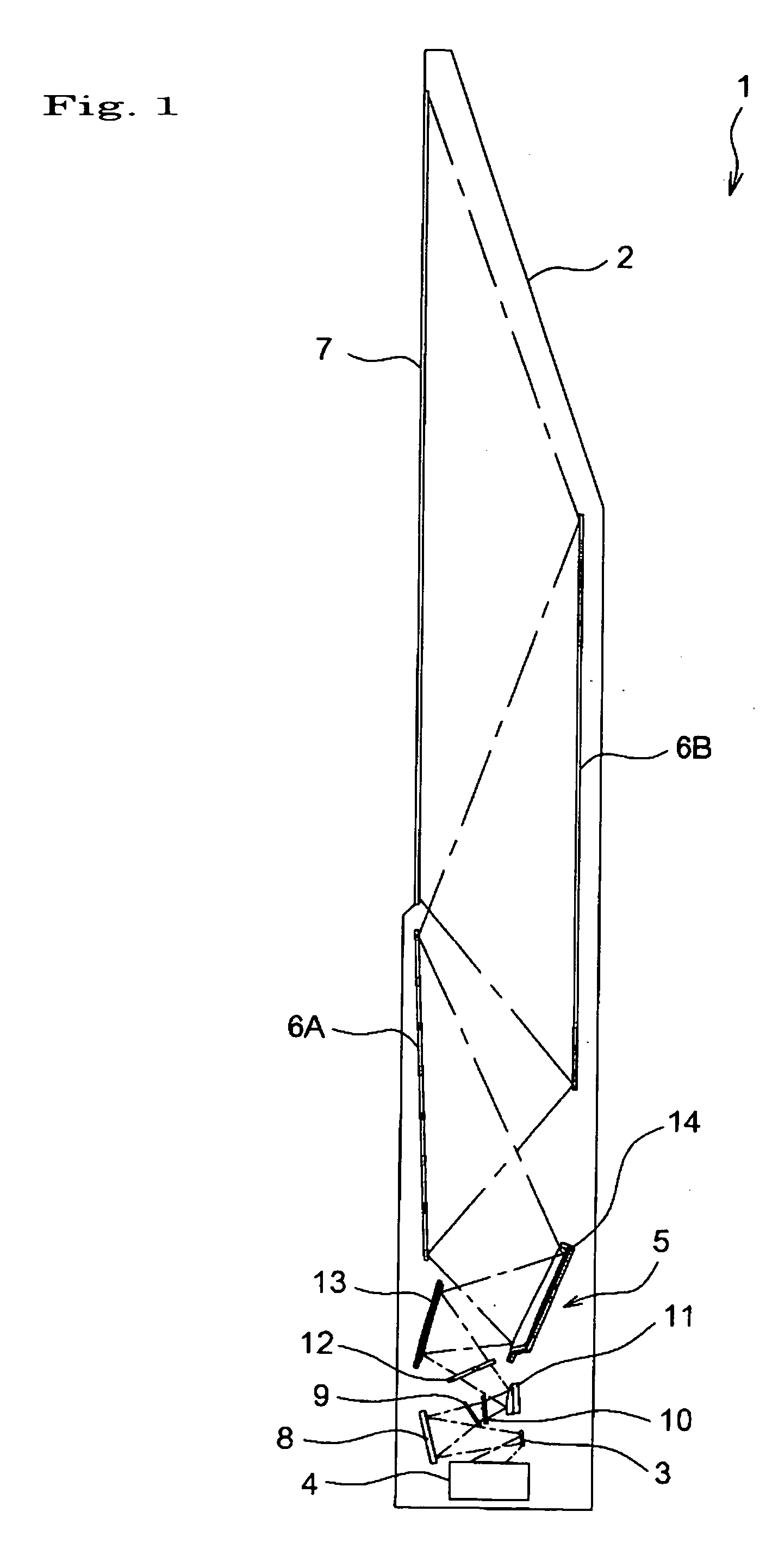 Injection mold for forming free-form surface optical element, free-form surface optical element and free-form surface mirror formed by employing the injection mold