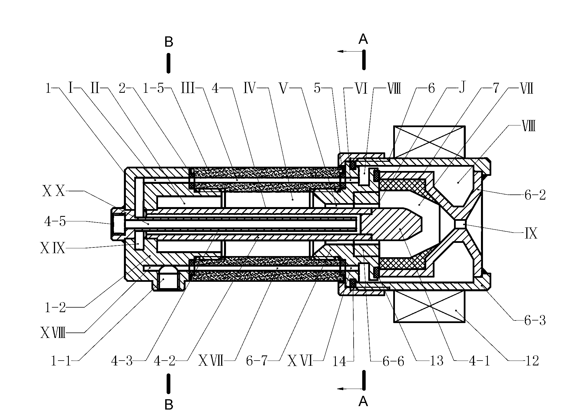 Internal arc plasma gun