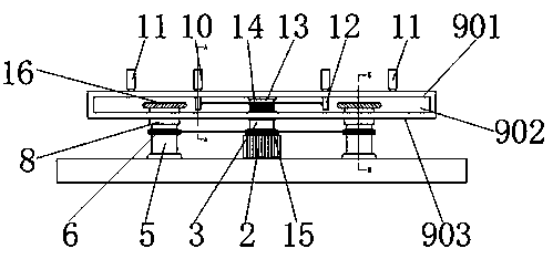 Convenient-to-position clamping device for bolt processing