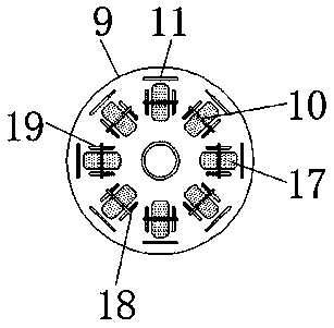 Convenient-to-position clamping device for bolt processing