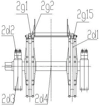 A chain-belt pallet conveyor system