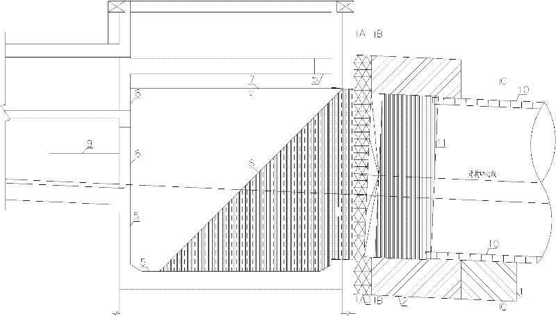 Freezing consolidation and soil-accumulating watering shield arrival method